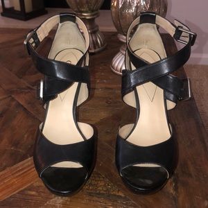 Guess strappy heels!